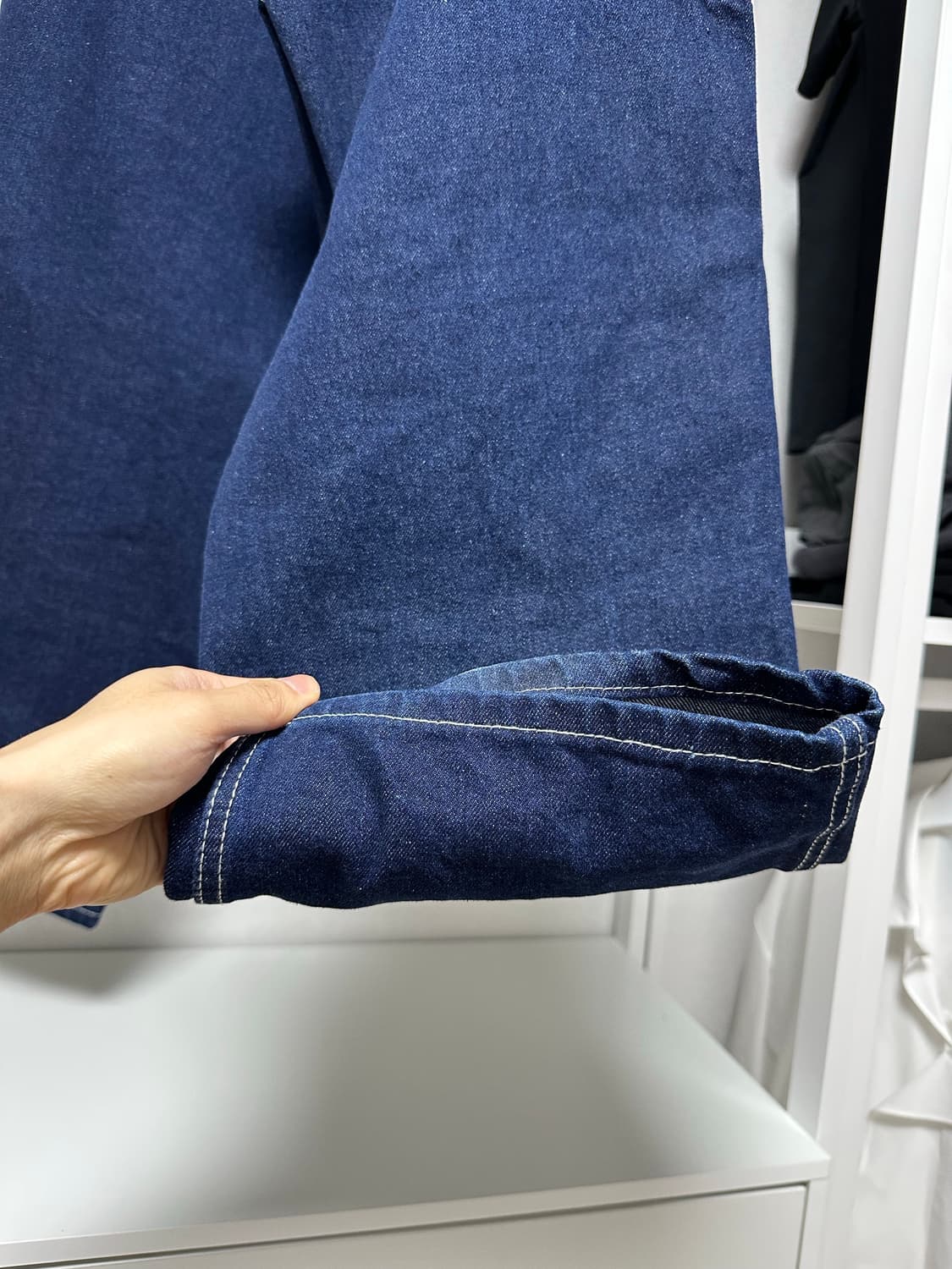 버터굿즈 와이드 배기 데님 팬츠 34 급처 상품이미지8