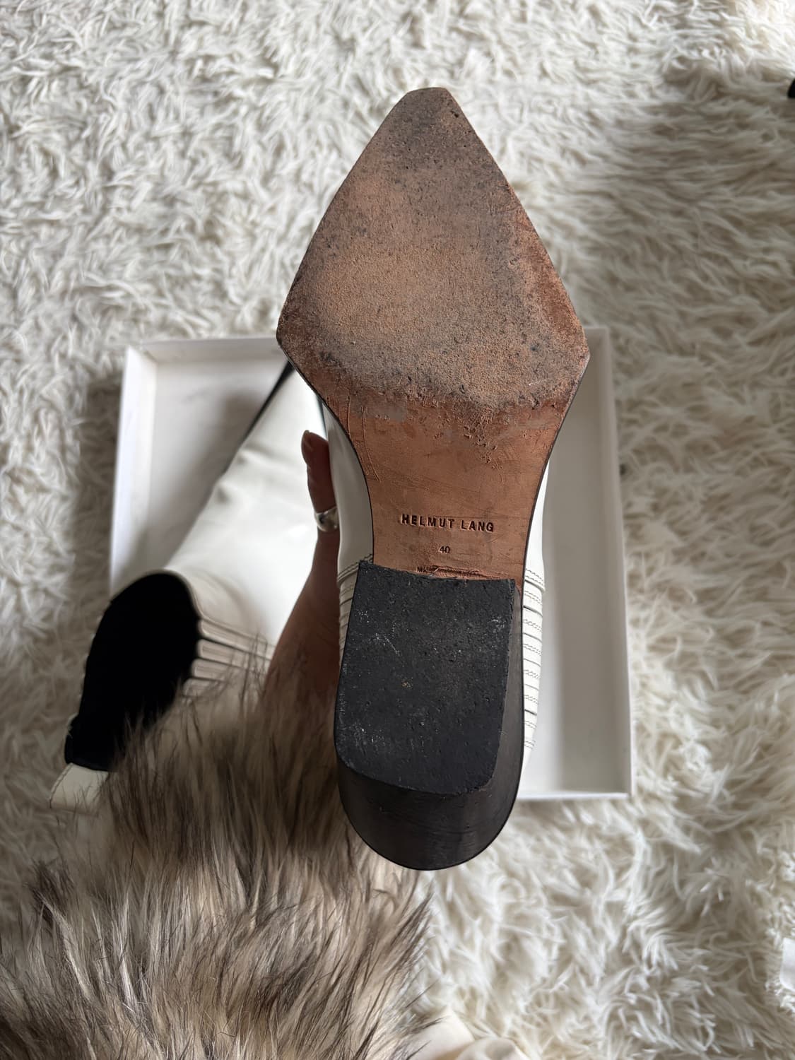 Helmut lang cowboyboot 40 상품이미지8