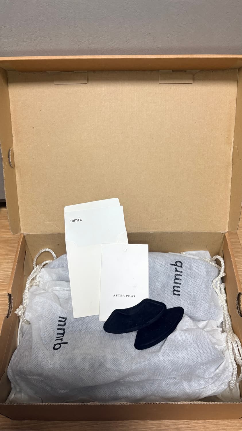 [260] mmrb 메모러블 x 애프터프레이 스퀘어토 더비 로퍼 풀박스 상품이미지5