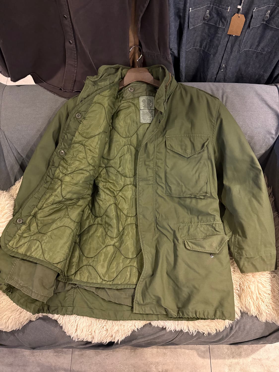 알파 인더스트리 70s 3세대  m65 필드자켓 미디움 롱 상품이미지2