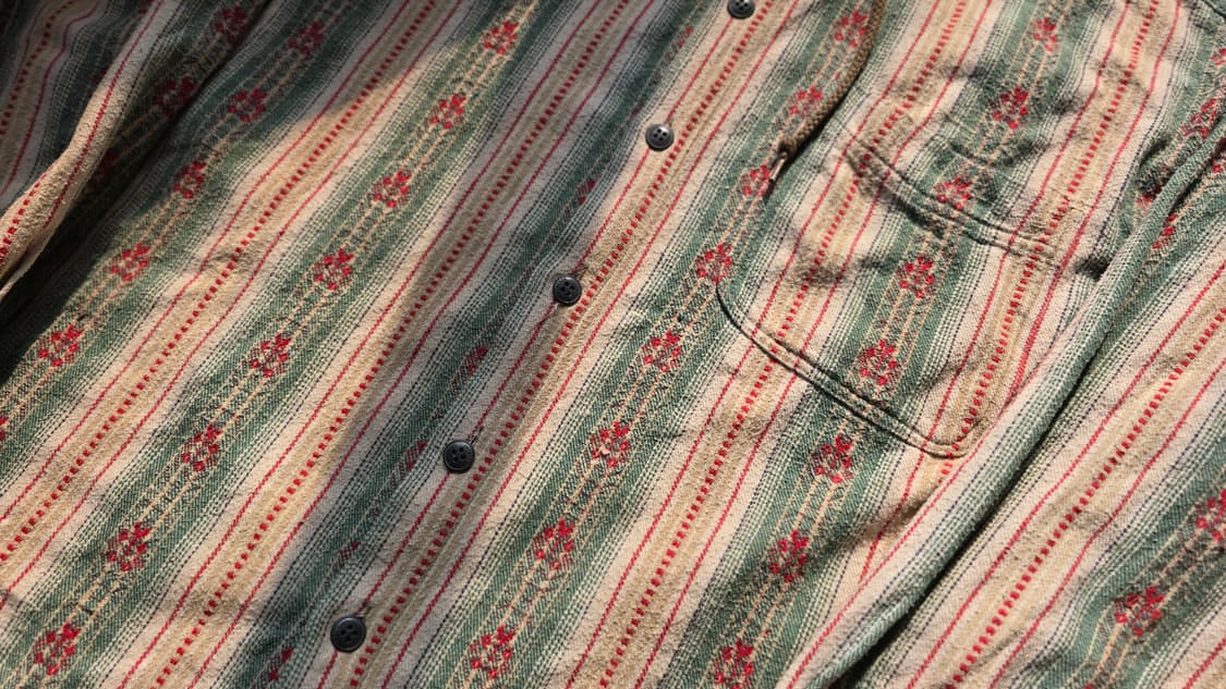 빈티지 코튼 후드형 셔츠 Made In HongKong  상품이미지2