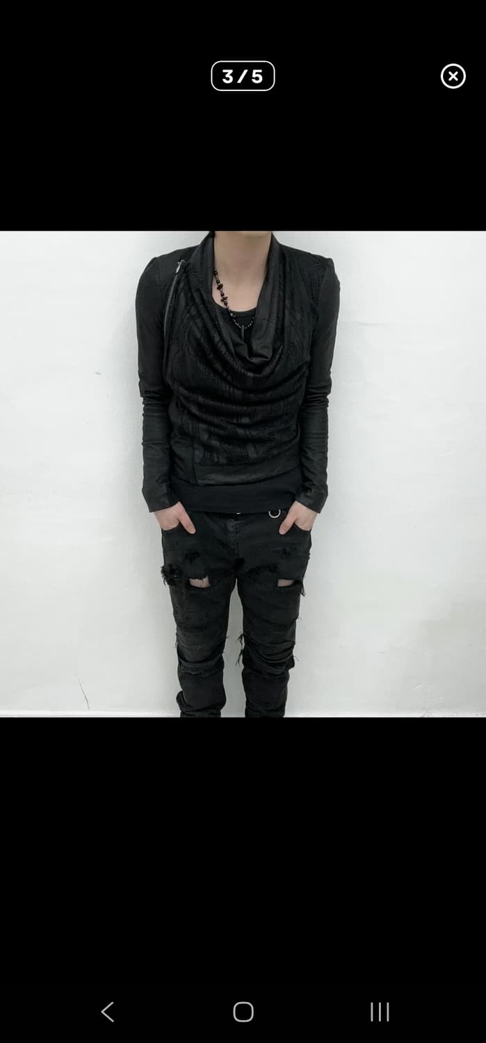 Helmut lang drape asymmetry jacket 상품이미지3