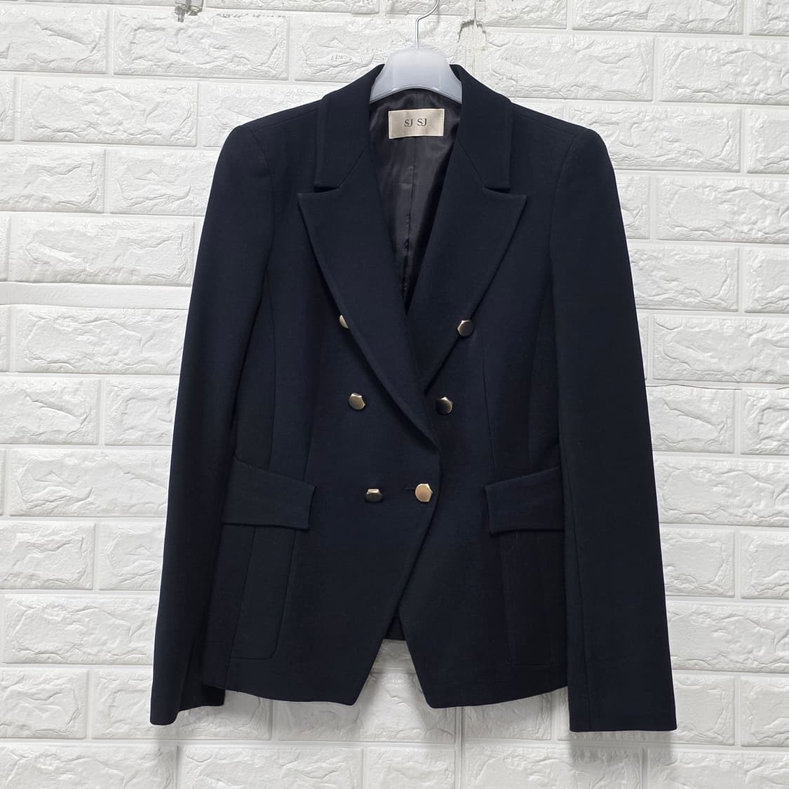 한섬 SJ SJ 블랙 더블 버튼 블레이저 S 상품이미지1