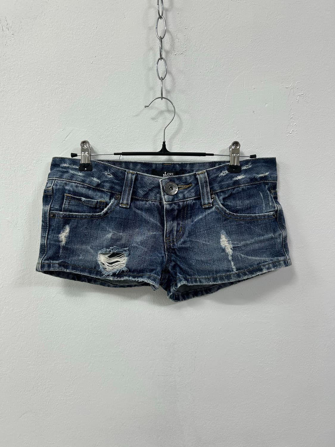 [LOVE JUNKIE]  y2k 갸루 데님 포켓 숏츠 상품이미지3