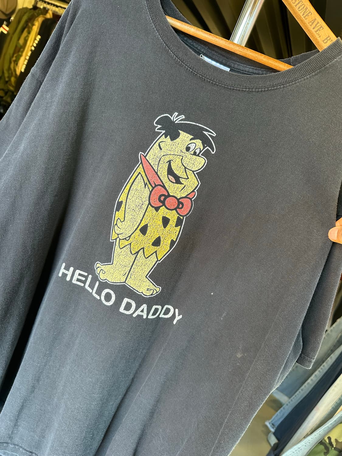 고인돌 가족 플린스톤 프린팅 티셔츠 상품이미지3