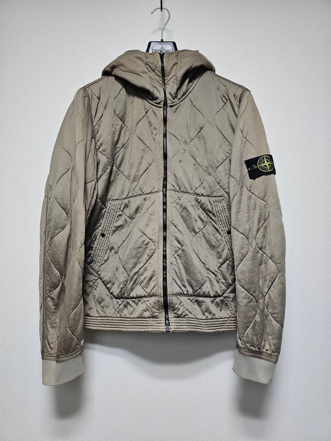 스톤아일랜드 깔깔이 내피 니트 패딩 상품이미지4