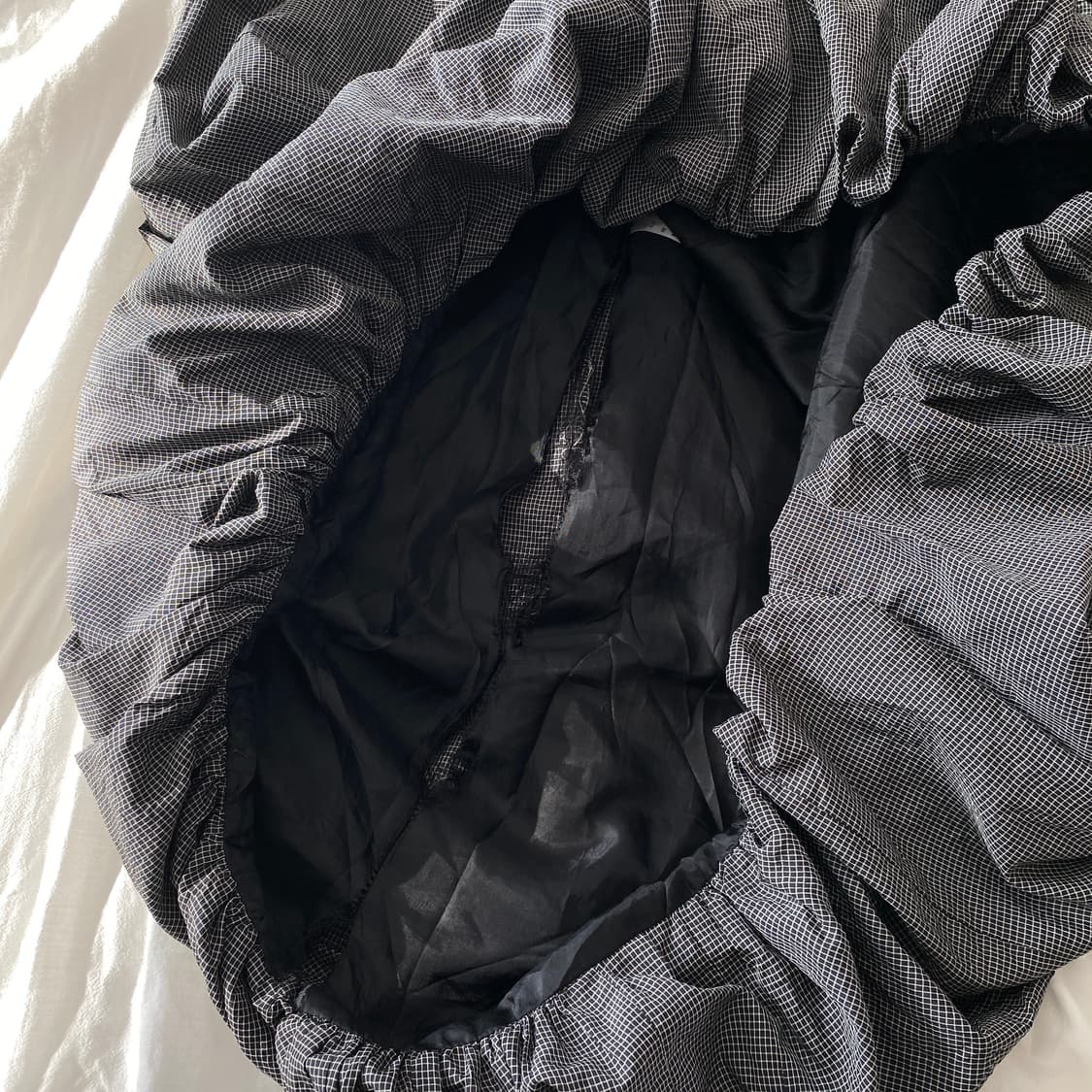 빈티지 벌룬 나일론 스커트 상품이미지2