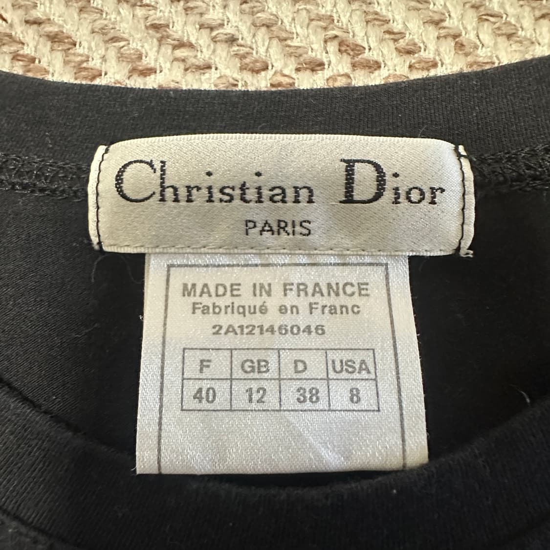 CHRISTIAN DIOR france made women t-shirt 상품이미지5