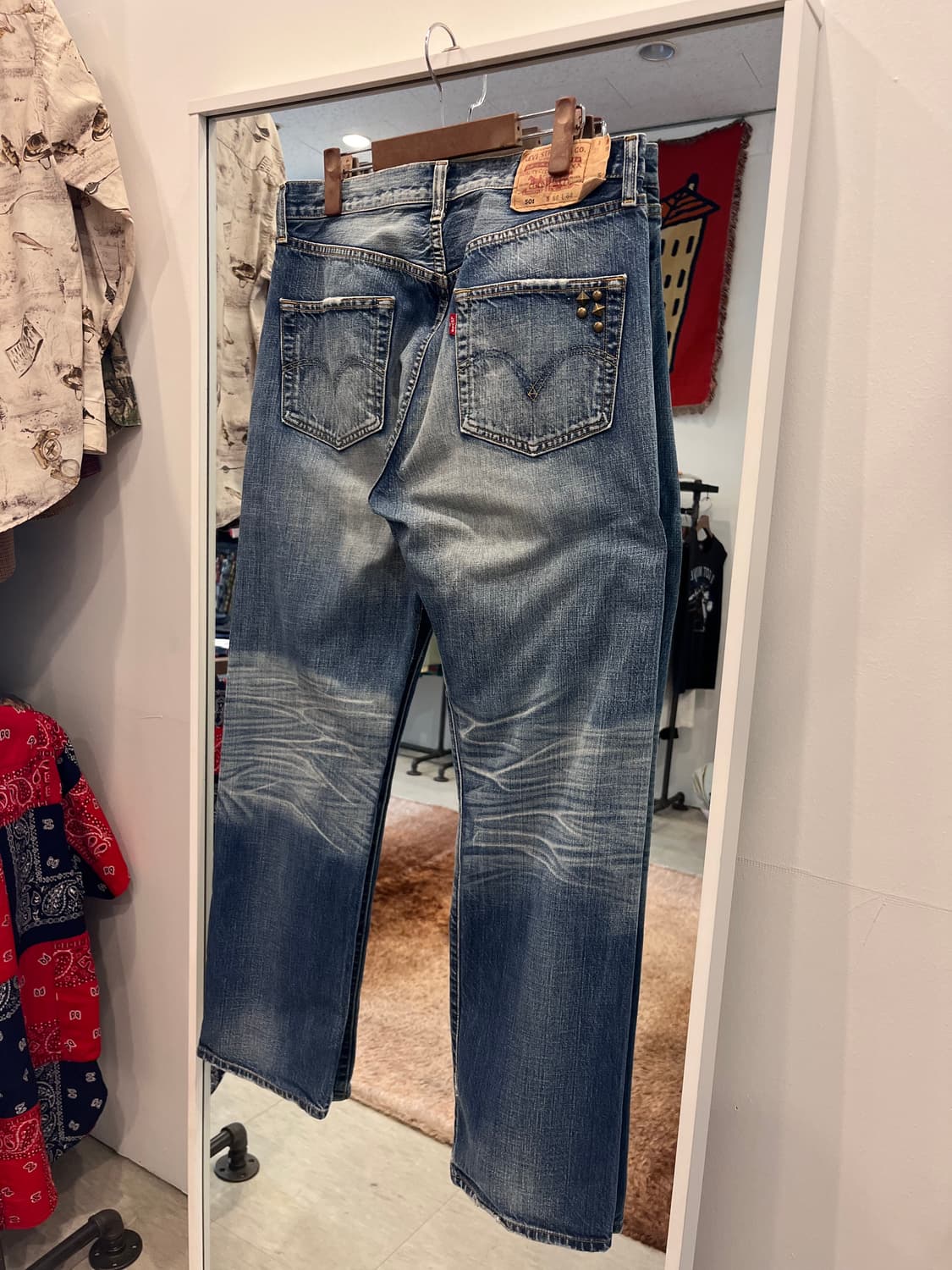00s Levis 리바이스 501 빈티지 데님 팬츠 (32-33inch) 상품이미지4