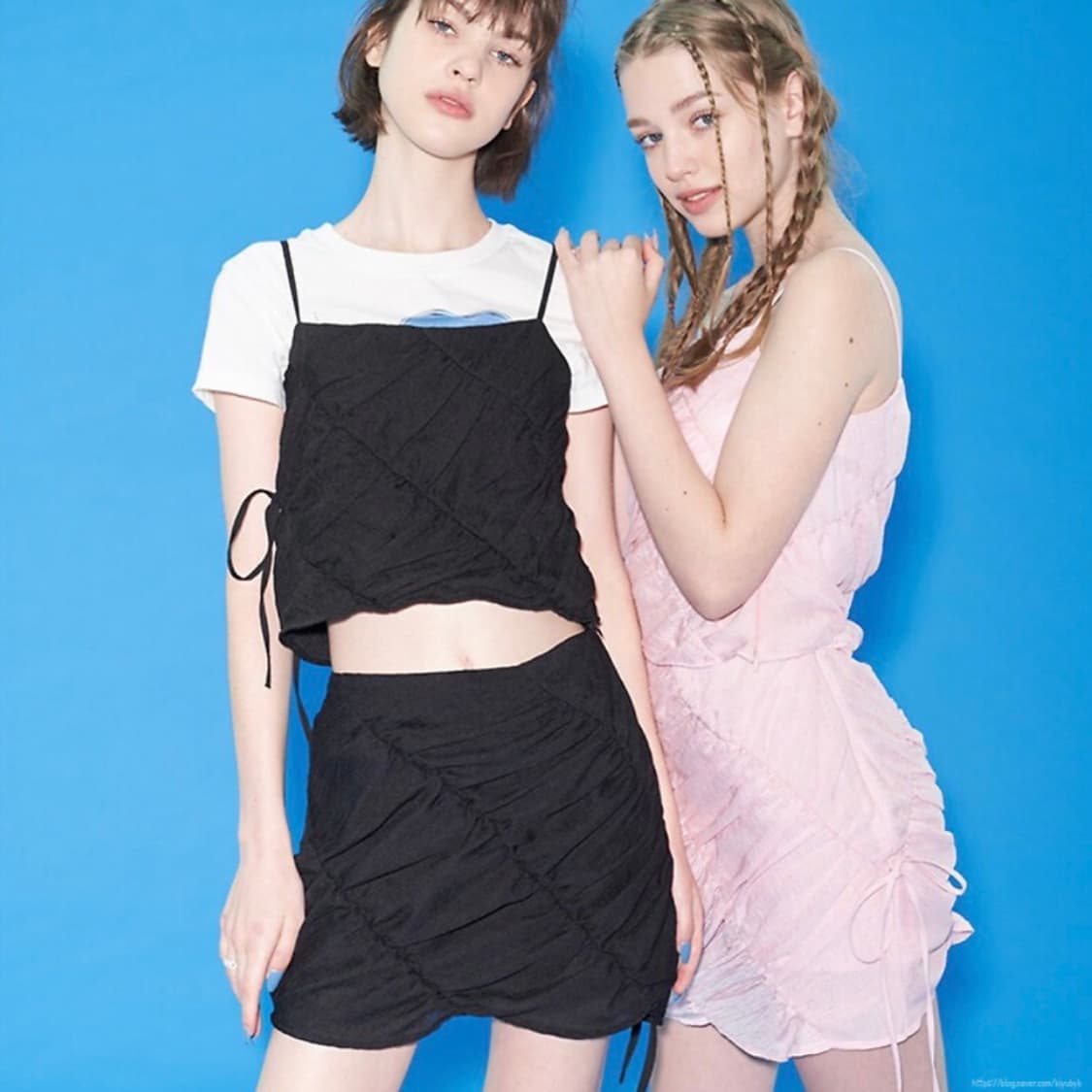 마가린핑거스 셔링 뷔스티에 나시 상품이미지6