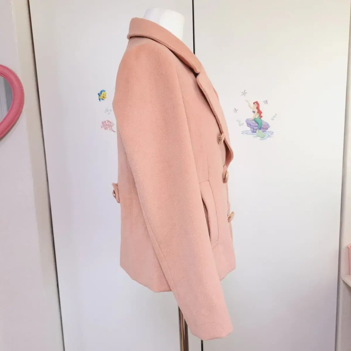 일본빈티지 모직 숏코트 상품이미지7