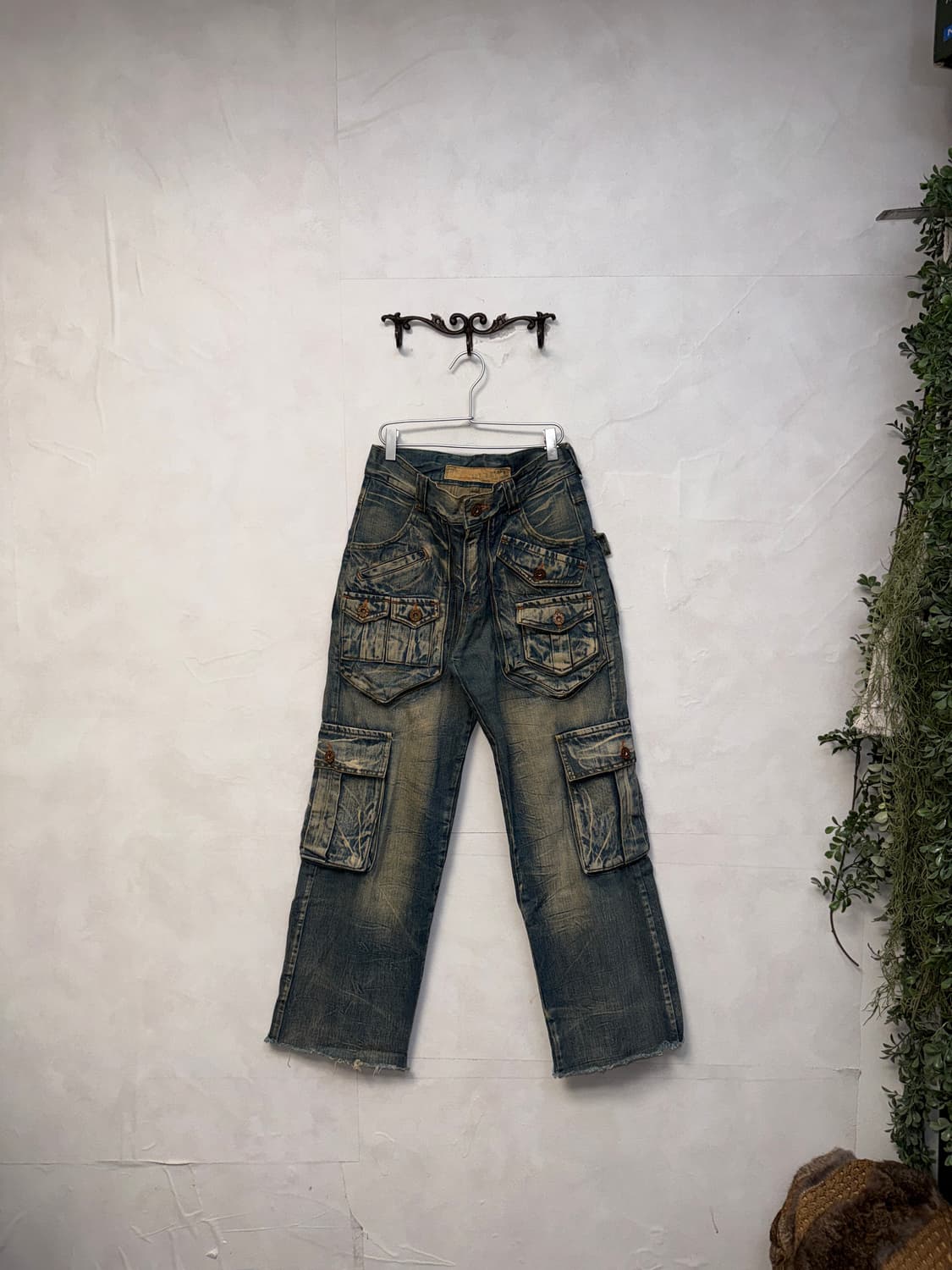 Vintage washing multi pocket cargo pants 상품이미지1