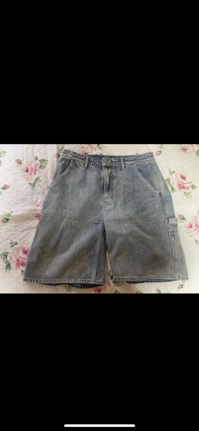 아웃스탠딩 데님 팬츠 반바지 L 상품이미지2