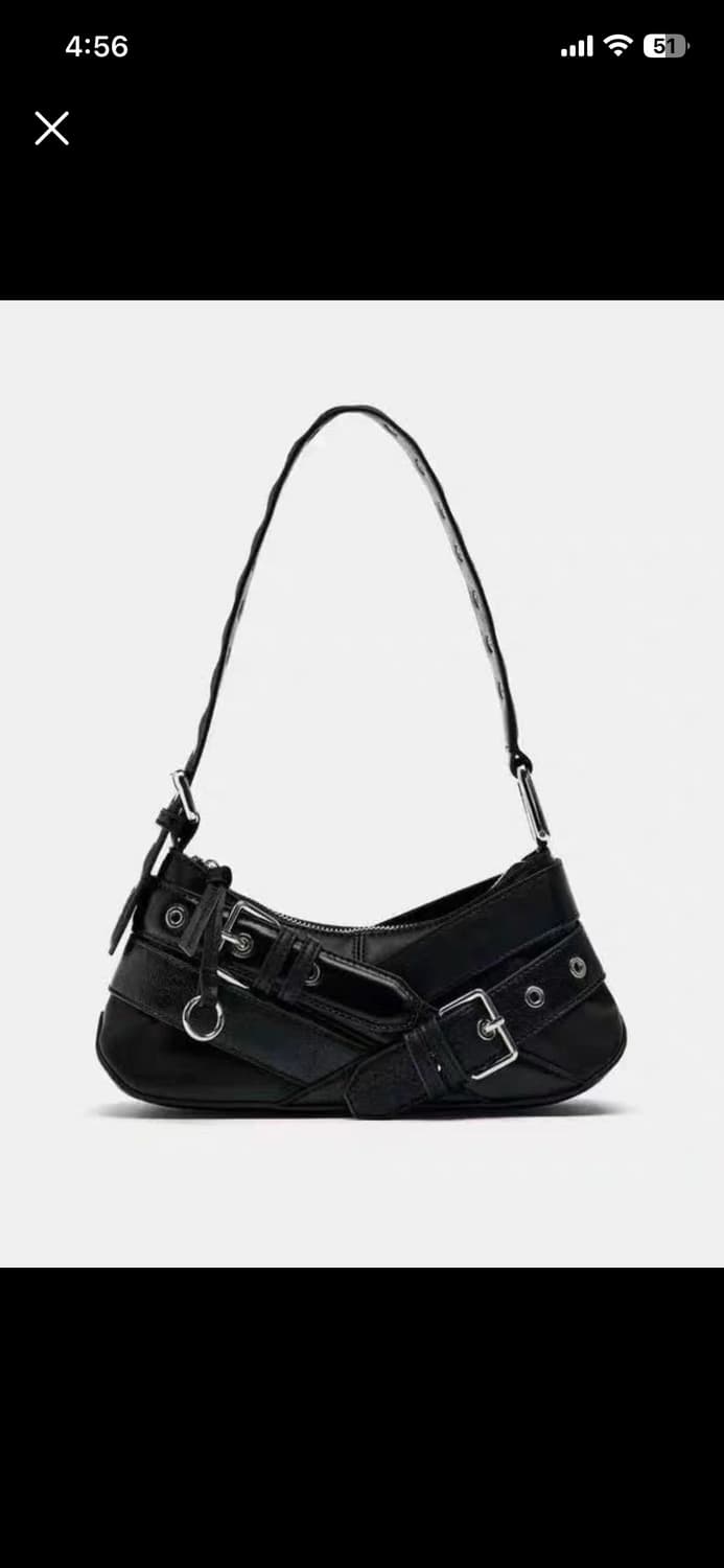 자라 블랙 벨트 백 상품이미지1