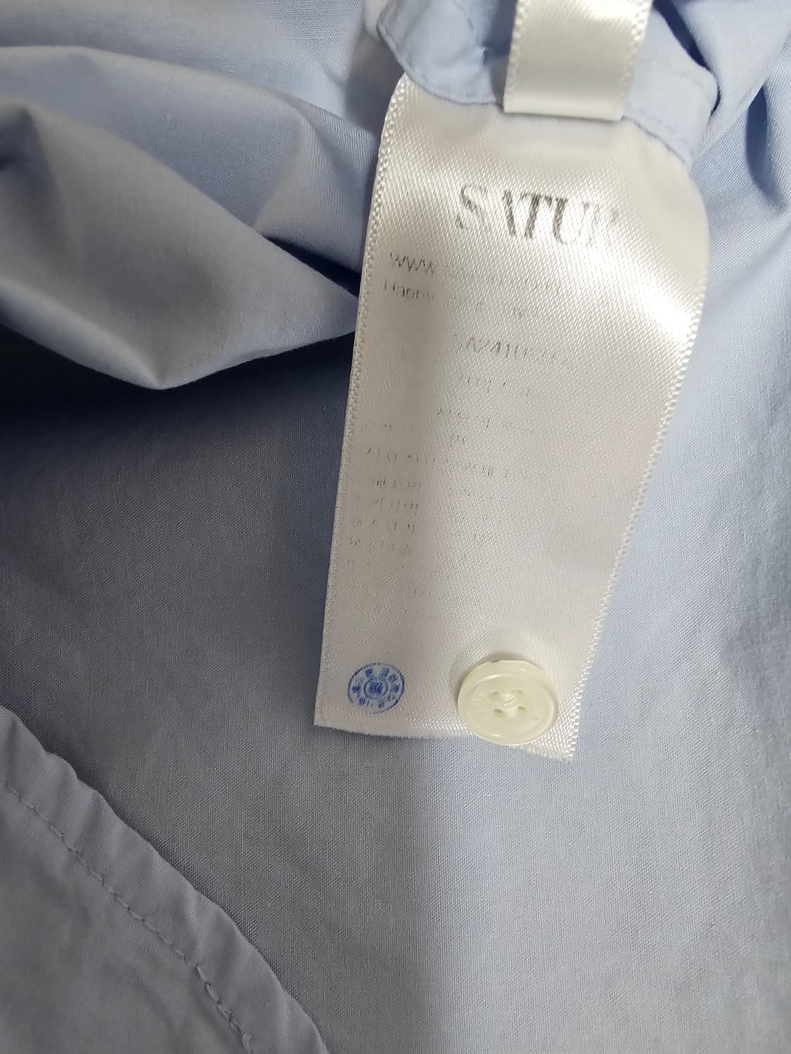세터 스카이블루 포켓 셔츠 M 상품이미지5
