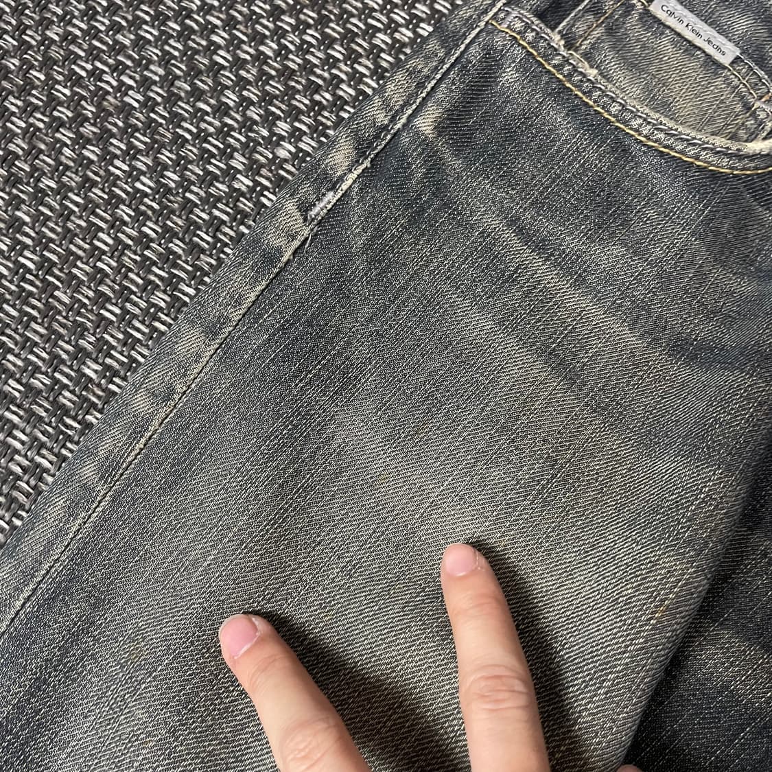 (32) 켈빈클라인진스 빈티지워싱 데님 팬츠 상품이미지5