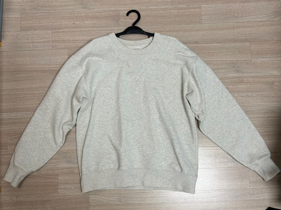 아웃스탠딩 어센틱 콤포트 스웻 맨투맨 오트밀 M 상품이미지2