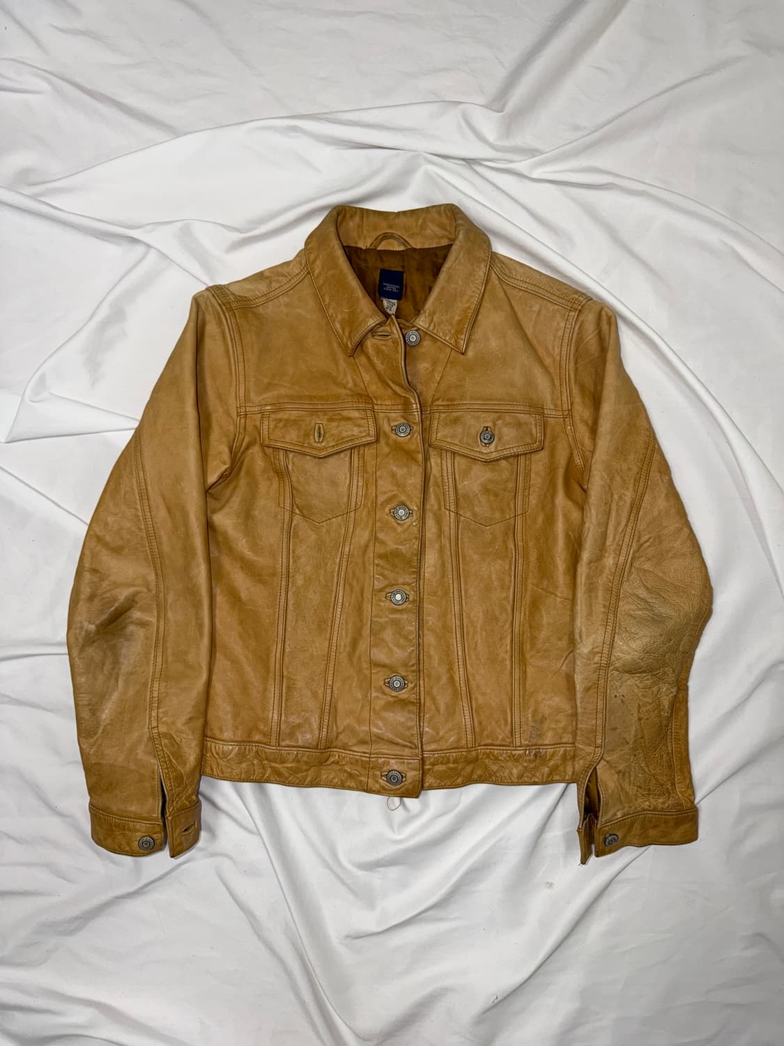 올드 갭 레더 트러커 자켓 상품이미지3