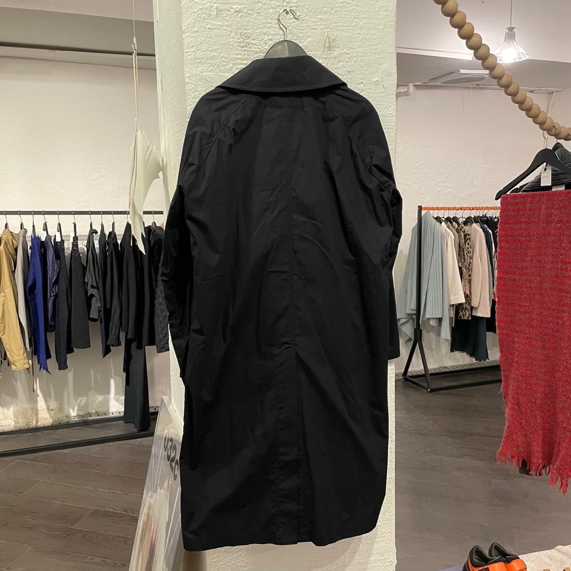 요지야마모토 비대칭 트렌치코트 상품이미지4