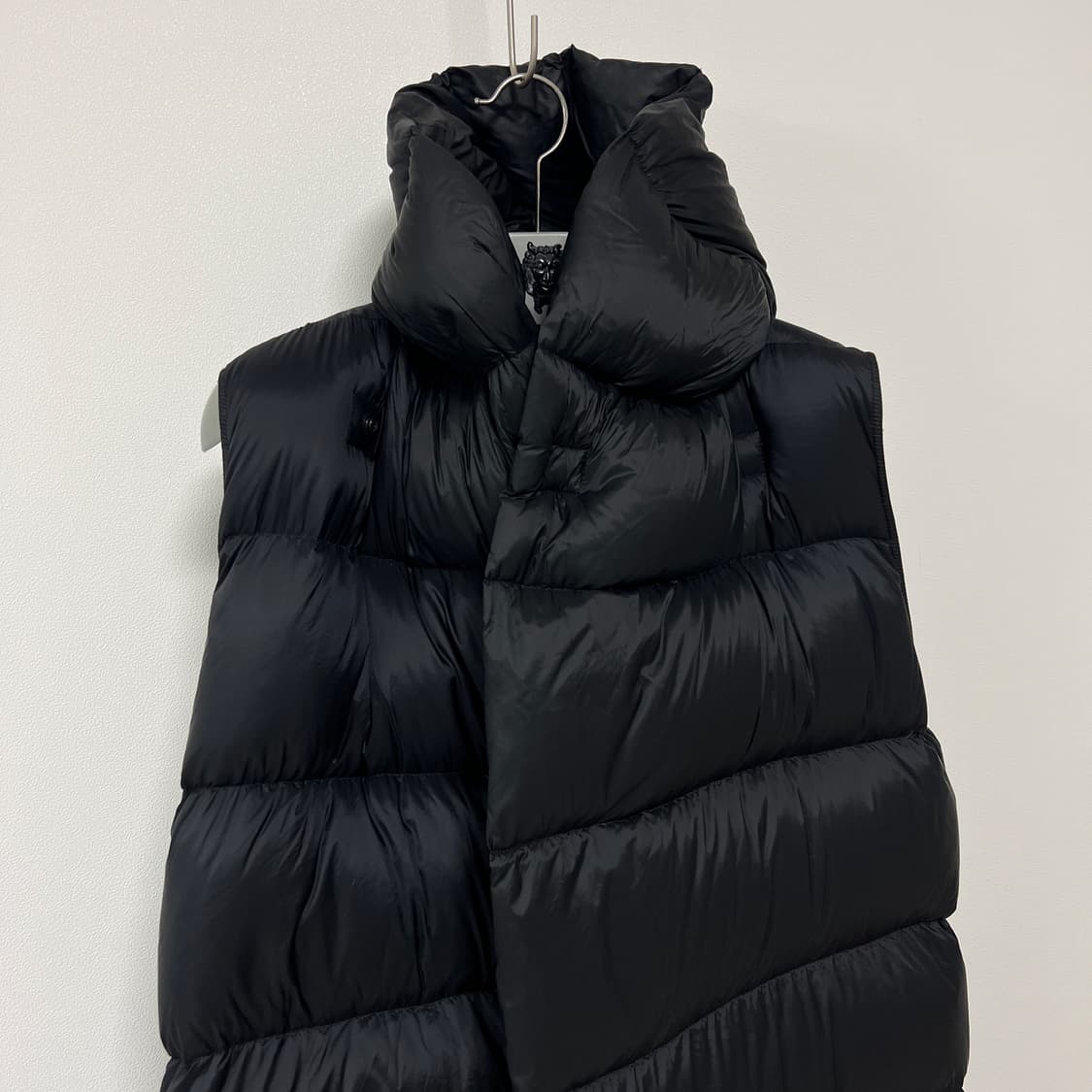 릭오웬스 16FW "MASTODON" 후디드 구스다운 롱패딩 베스트 상품이미지6