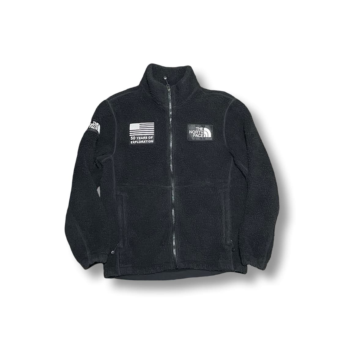 [M] 노스페이스 50주년 플리스 블랙 상품이미지1