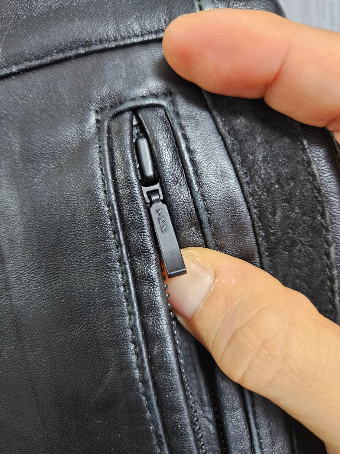 몽타주 가죽 팬츠 M 사이즈 상품이미지3