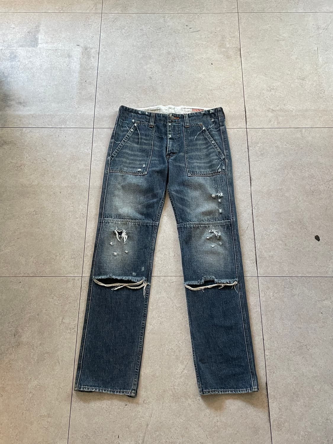 BARTACK 바택 워싱 데님 팬츠 상품이미지2