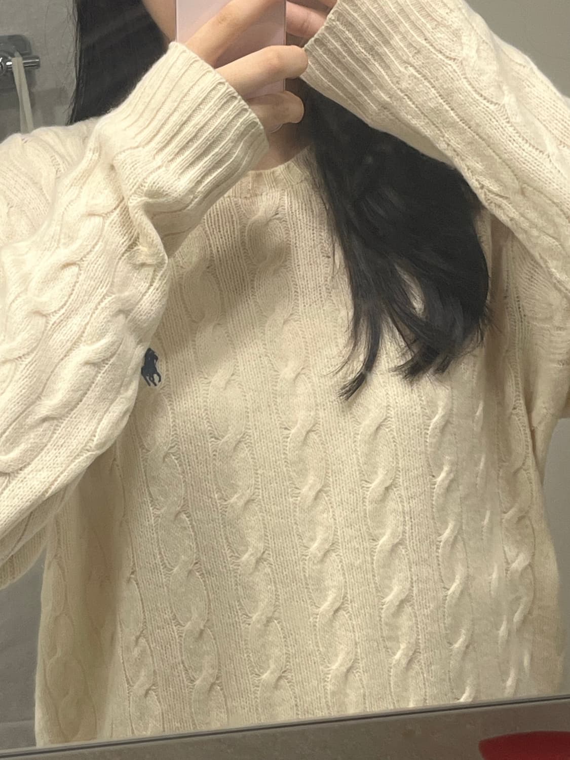 폴로 랄프로렌 아이보리 니트  상품이미지1