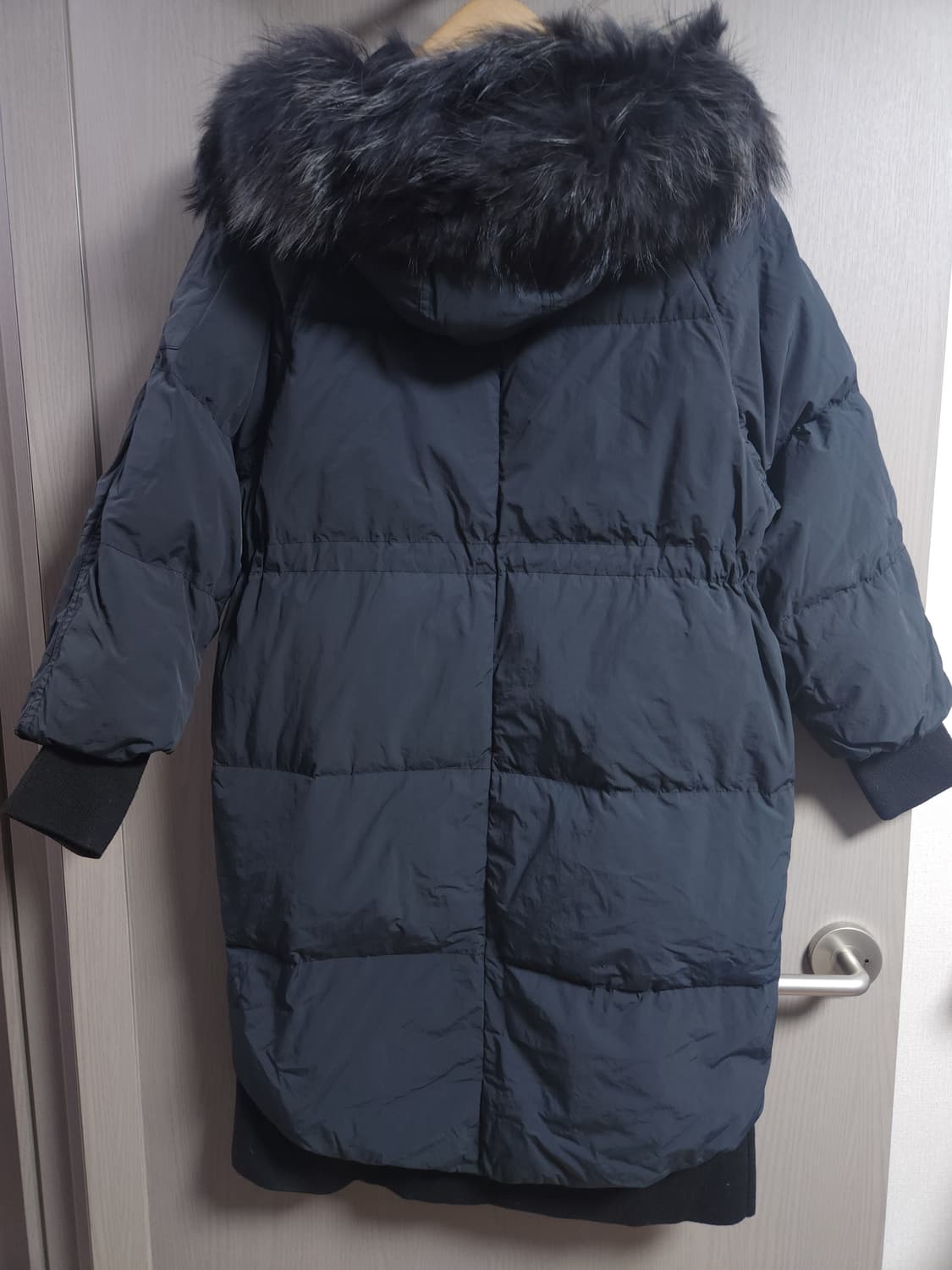 구호(KUHO) 폭스퍼 롱패딩, 55 size 상품이미지3