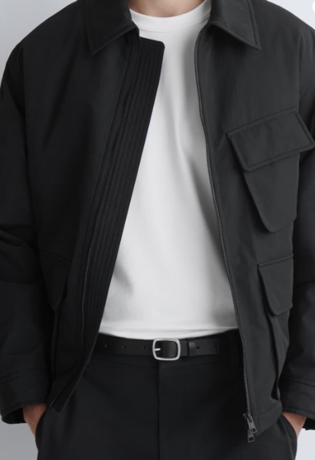 COS 코스 그레인 소가죽 레더 벨트 L사이즈 상품이미지1