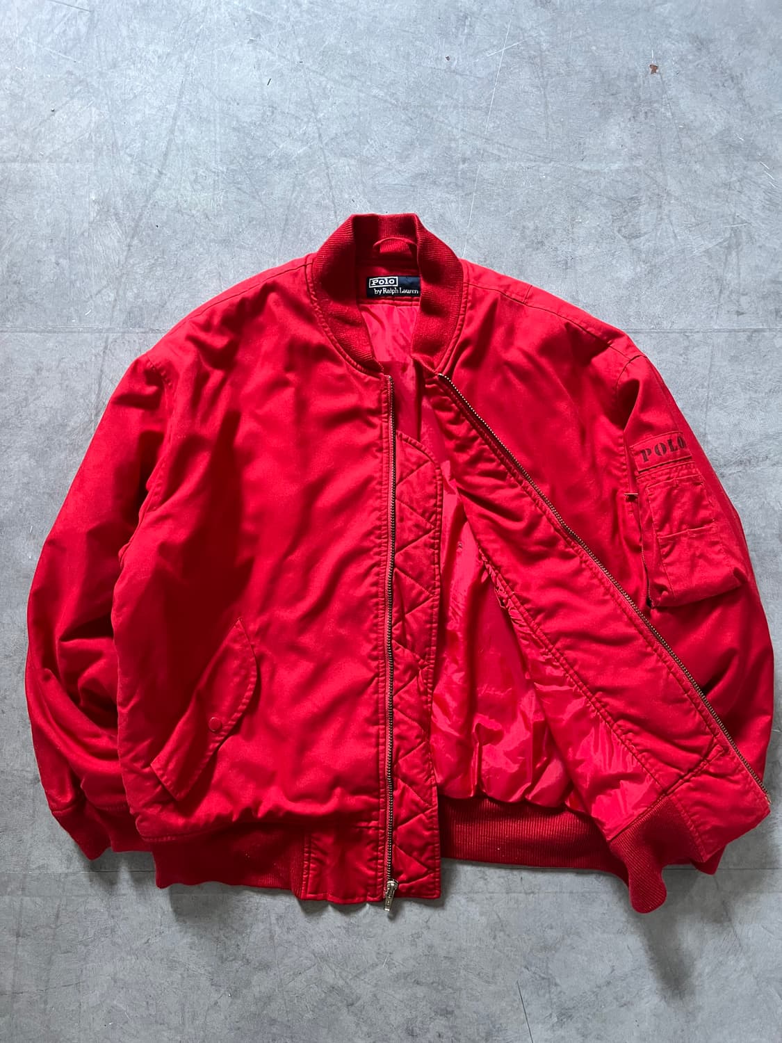 Polo 폴로 랄프로렌 90s MA-1 봄버 자켓 상품이미지2