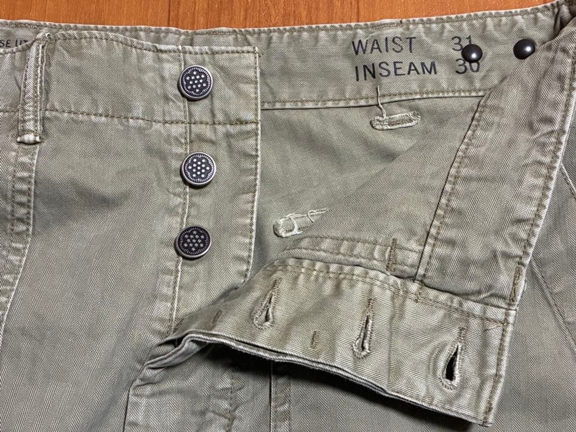 (w31) 더블알엘 rrl 해링본 hbt 퍼티그 팬츠 상품이미지4