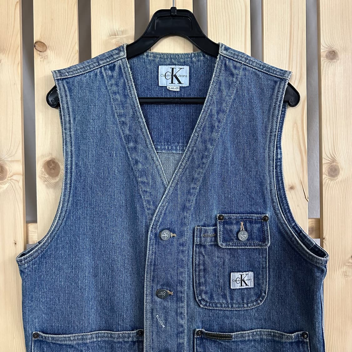 (M) 캘빈클라인 CK 90s 데님 베스트 자켓 상품이미지3