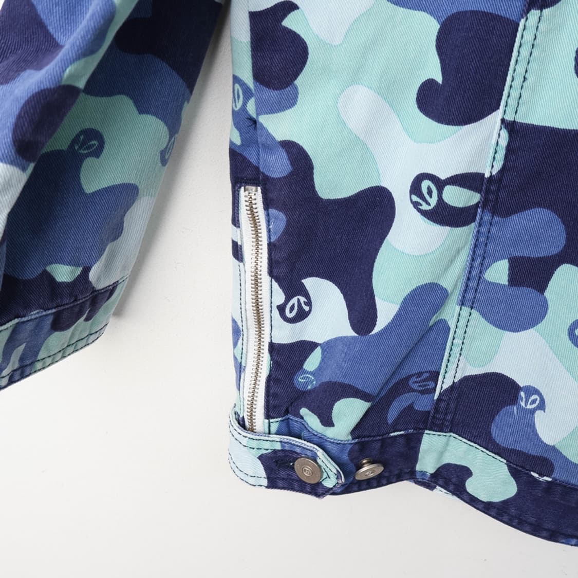 55/럭키슈에뜨 패턴 데님 자켓  상품이미지3