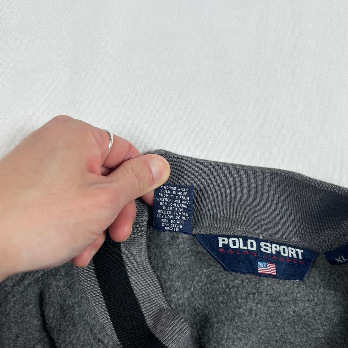 90‘s 폴로스포츠 polo sport usa 성조기 플리스 자켓 상품이미지9