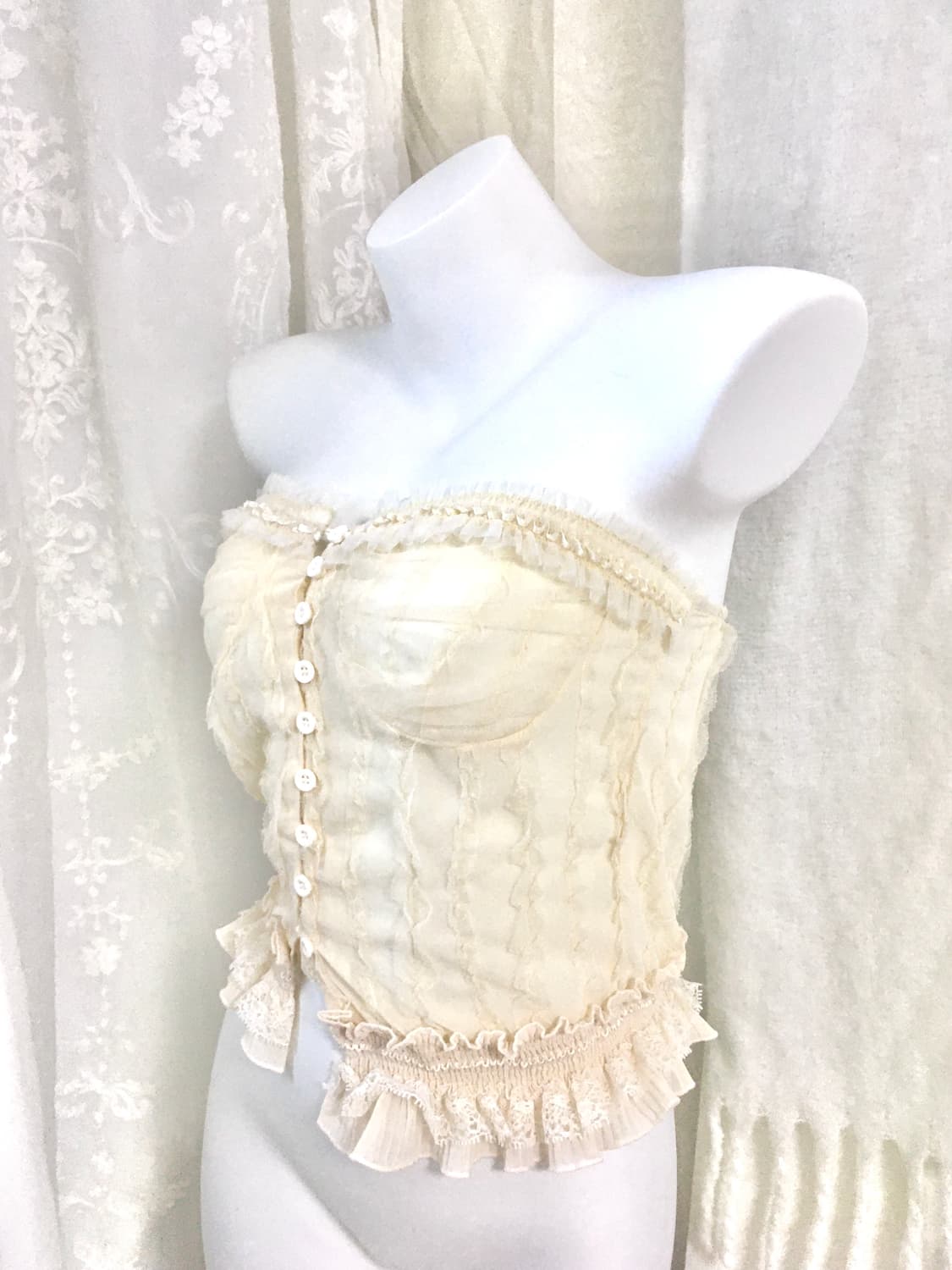 페어리 레이스 튜브탑 뷔스티에 상품이미지5