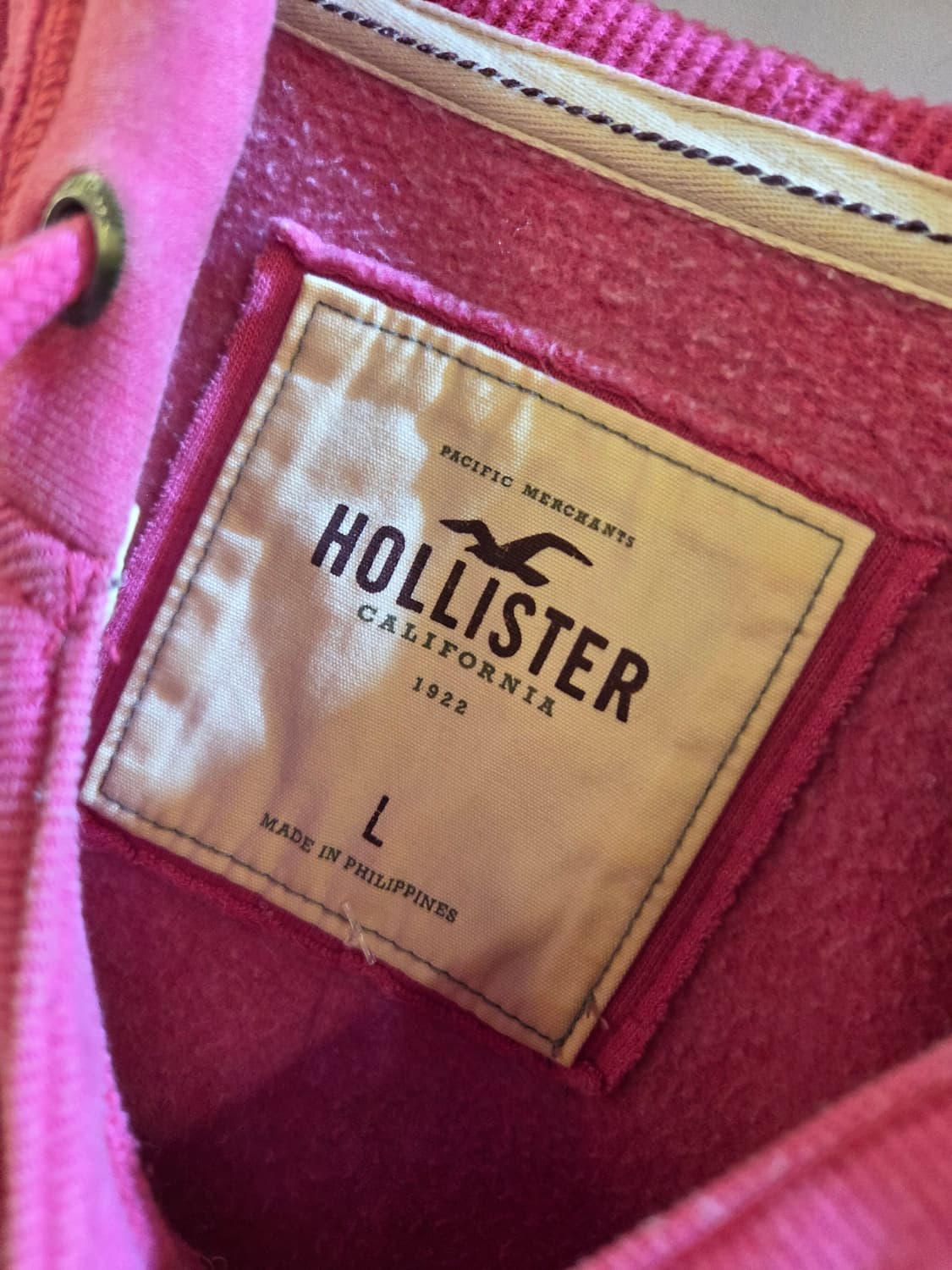 홀리스터 핑크 후드티 상품이미지4