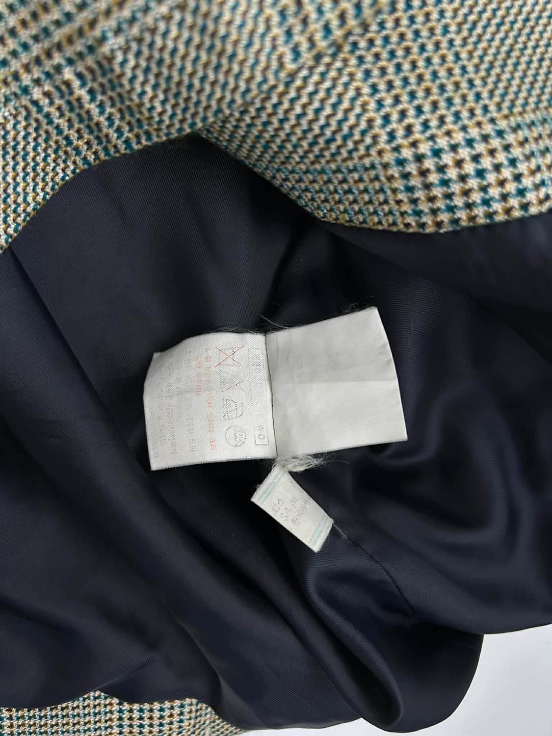 [95] 입생로랑 YSL 옴므 글랜 체크 블루종 자켓 상품이미지5