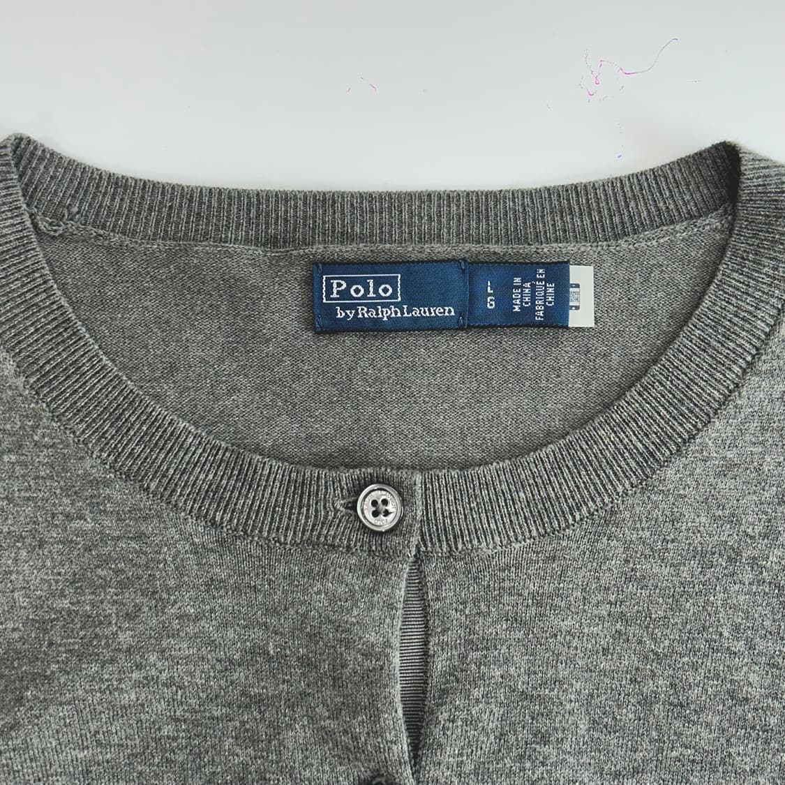 Polo 폴로 현행QR 메리노울 업버튼 가디건 상품이미지5