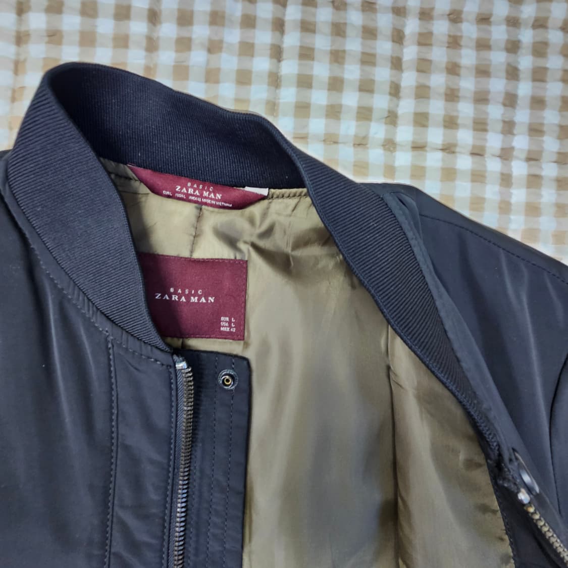 자라 간절기 롱 집업 점퍼 남자100 상품이미지6