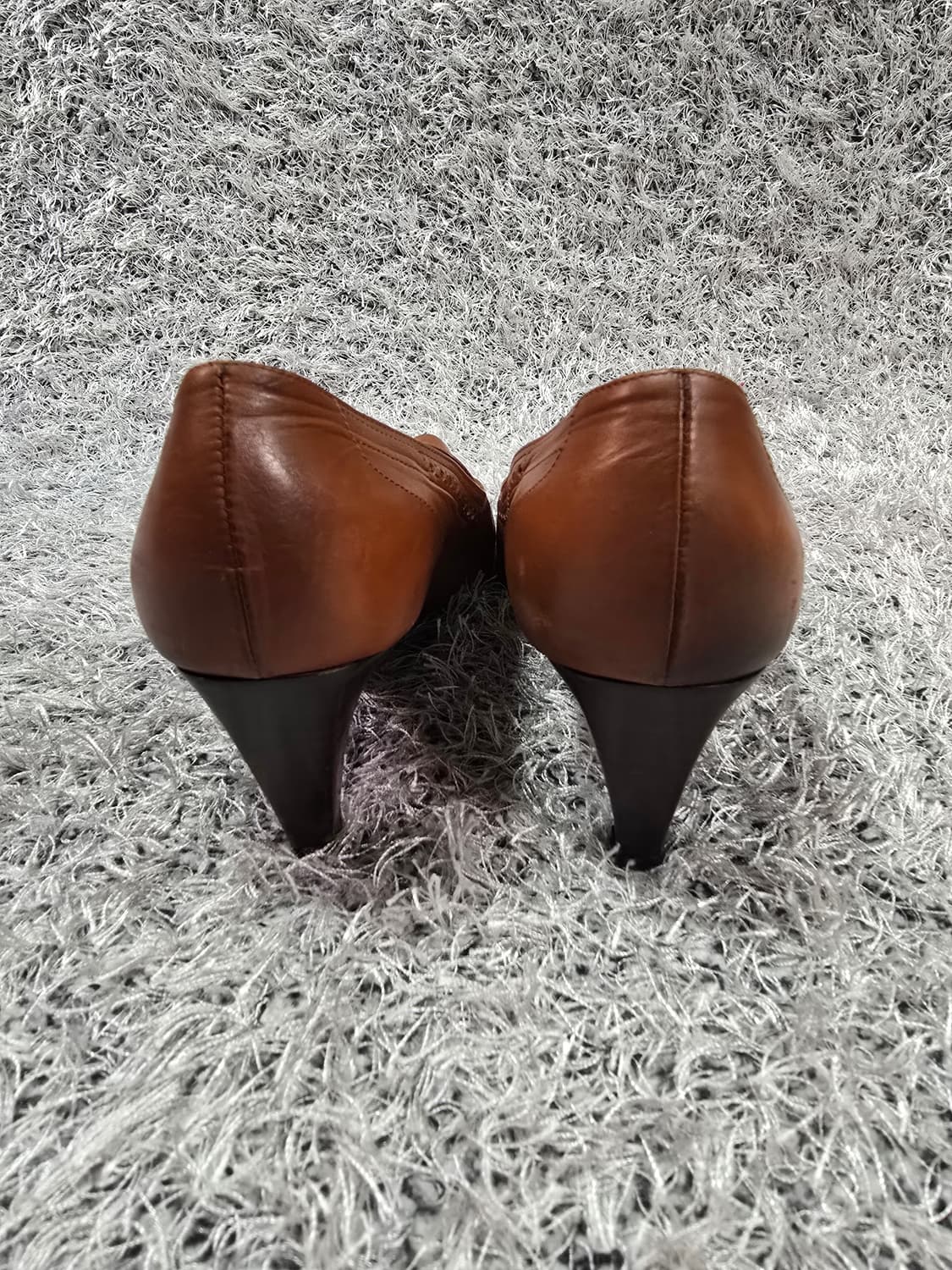 셀린느 빈티지 브라운 펌퍼스 힐 7B 상품이미지6