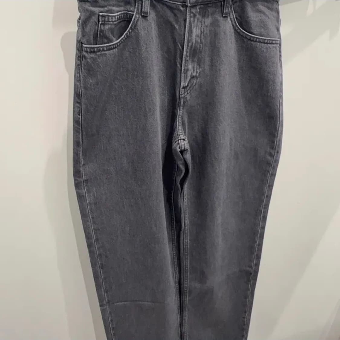 유니클로 jw앤더슨 청바지 07그레이 긴기장 38사이즈 상품이미지1