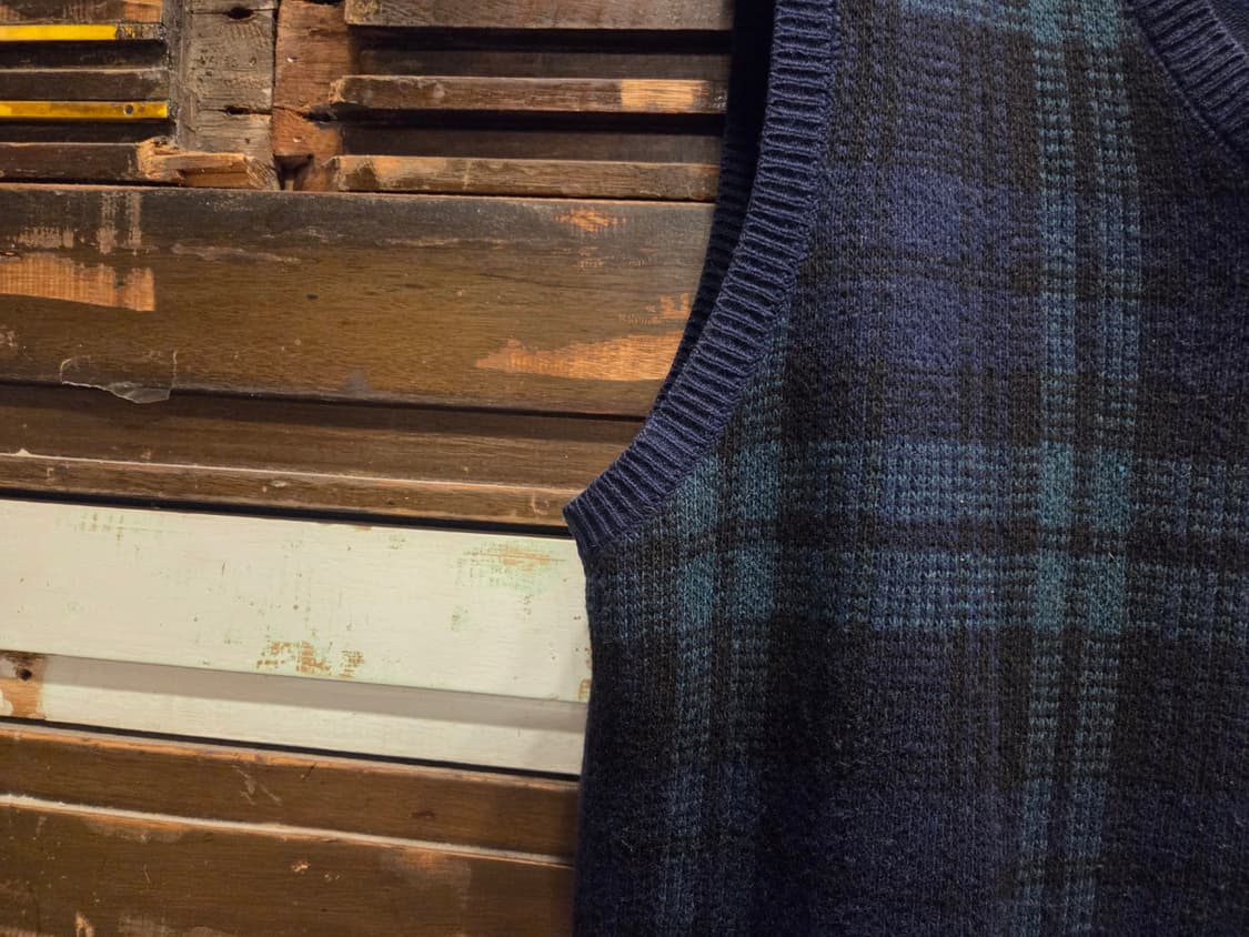 브룩스브라더스 블랙와치패턴 니트베스트 상품이미지6