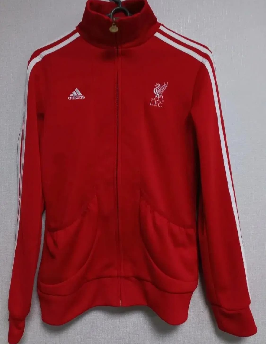 아디다스 리버풀 빨강 빨흰 빨간 트랙탑 저지 져지집업 100/L 상품이미지1