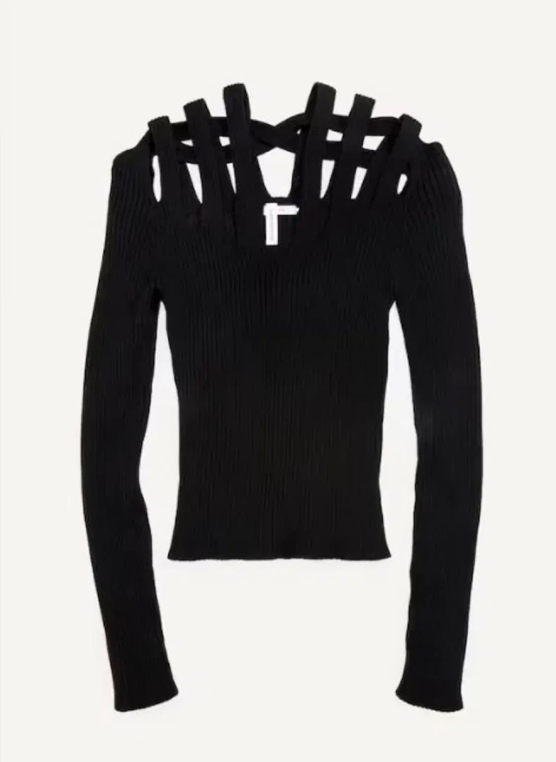 XL) 글렌마틴스 H&M 컷아웃 니트 에치엔엠 상품이미지3