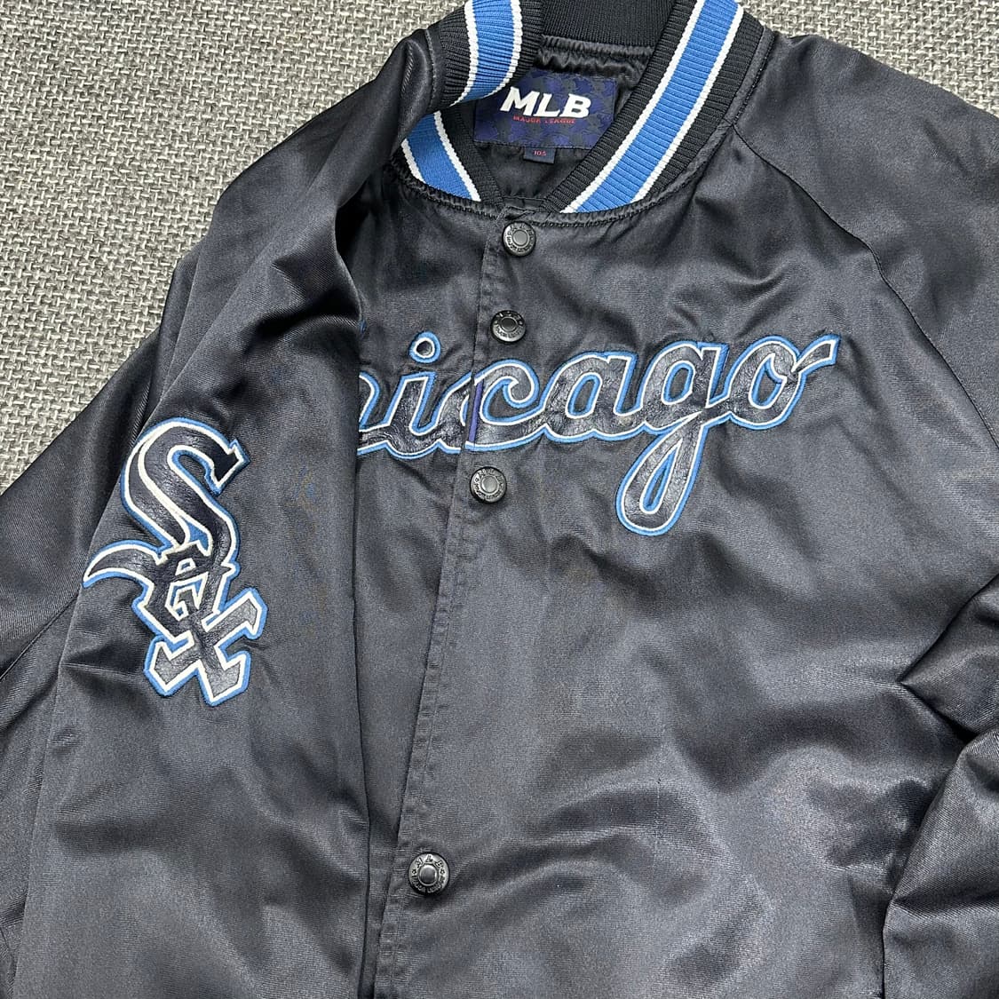 MLB 00s 올드스쿨 시카고컵스 새틴 야구점퍼 105 상품이미지6