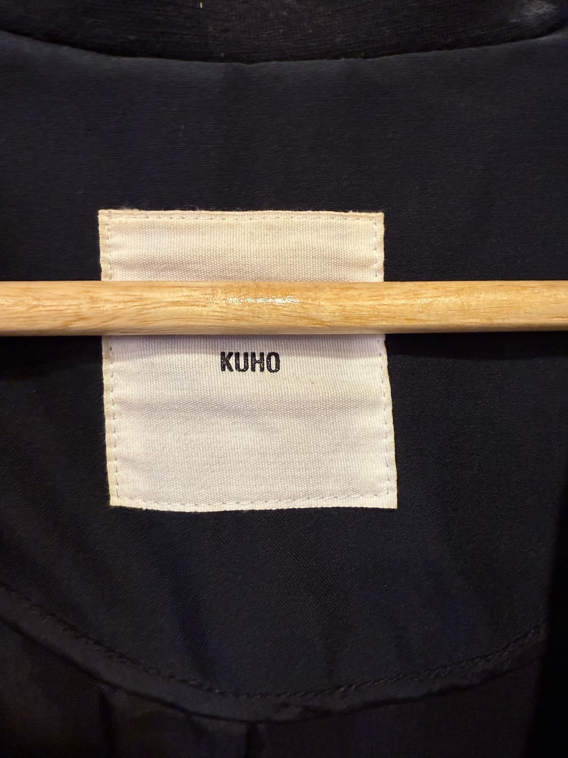 구호 블랙 더블 버튼 코트 상품이미지2