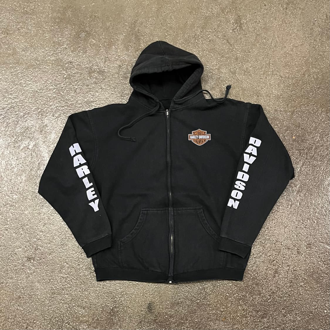 할리데이비슨 로고 후드 집업 (100) 상품이미지1