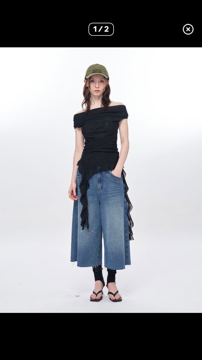 테스트메커니즘 오프숄더탑 상품이미지1