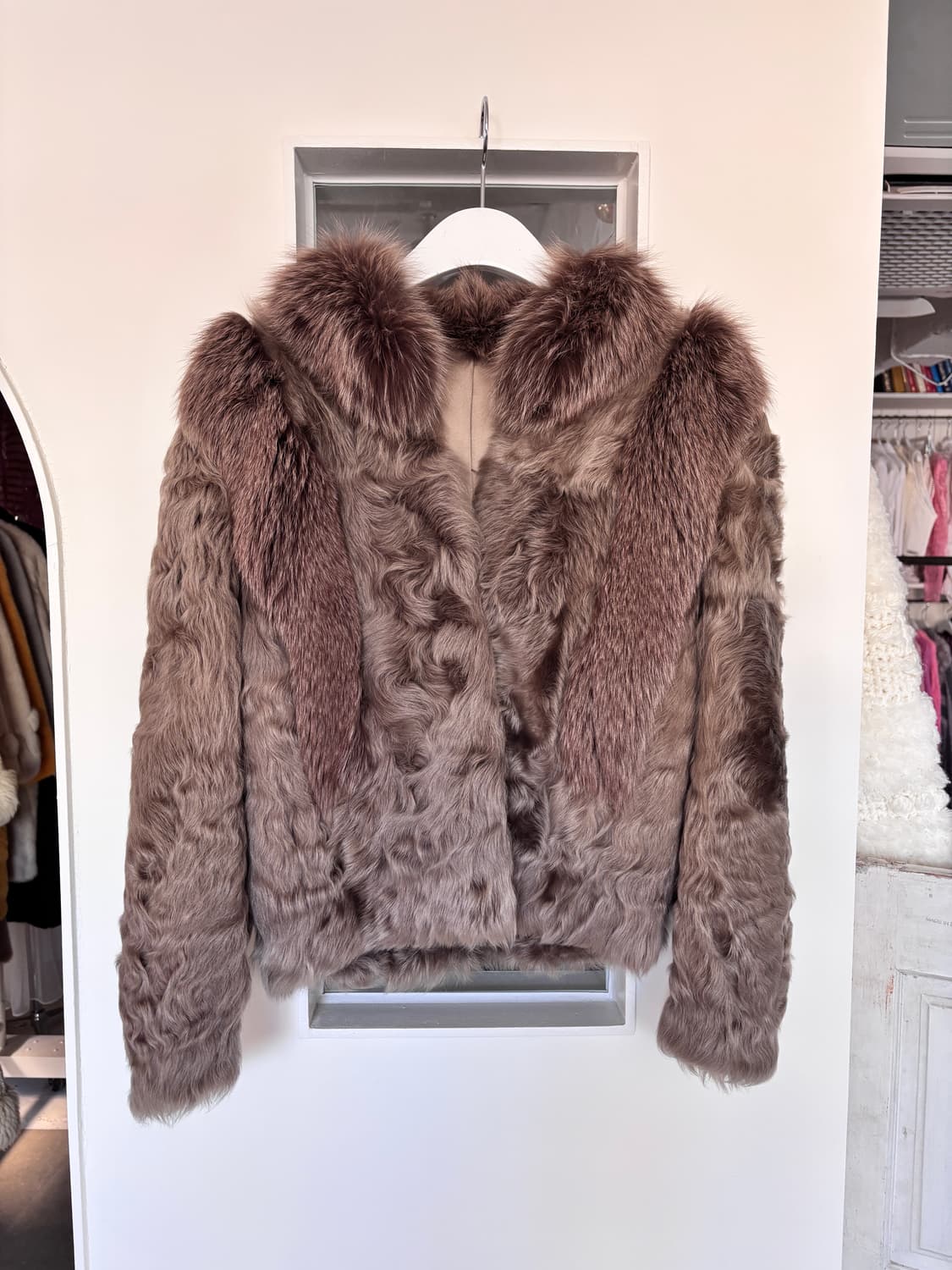 폭스트림 렘 모피 자켓 상품이미지7